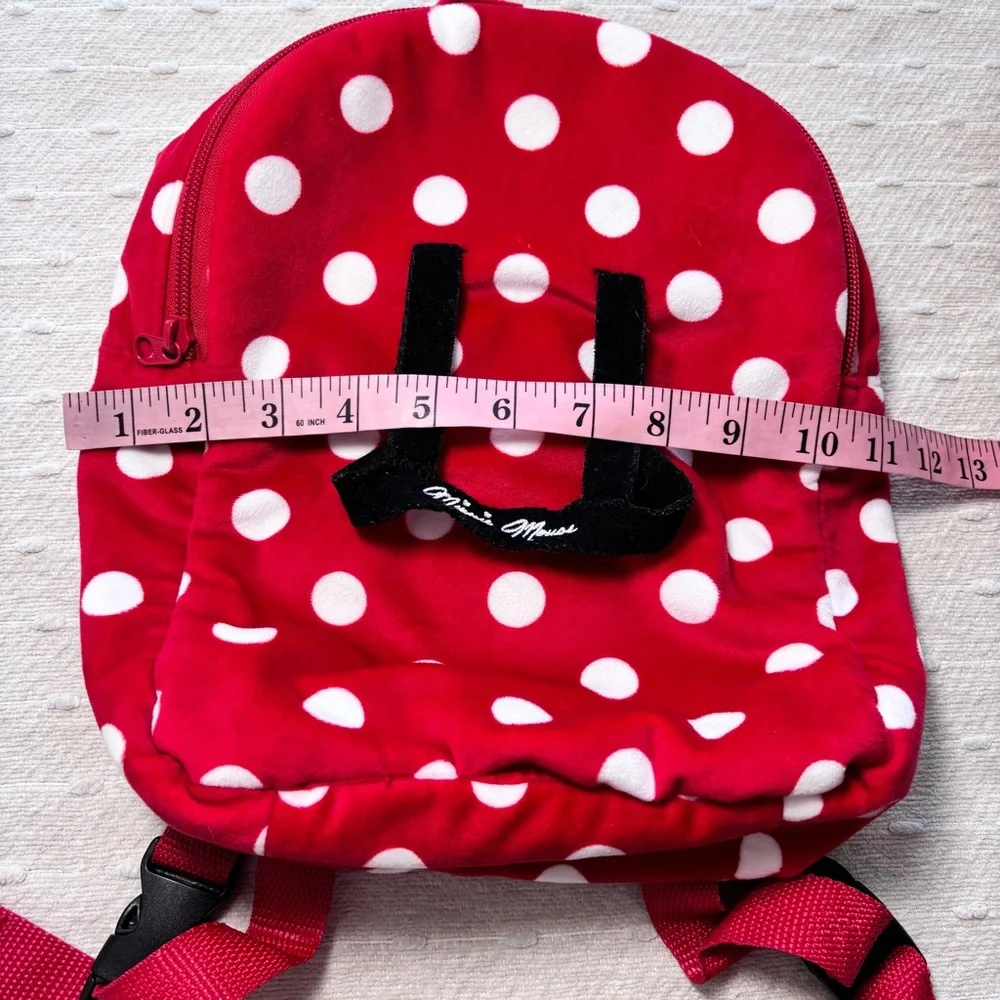 Disney Parks Original Minnie Mouse Red Backpack And Doll
